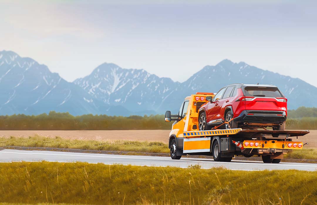 AI Receptionist for Towing managing urgent calls, capturing details, and dispatching tow trucks quickly.