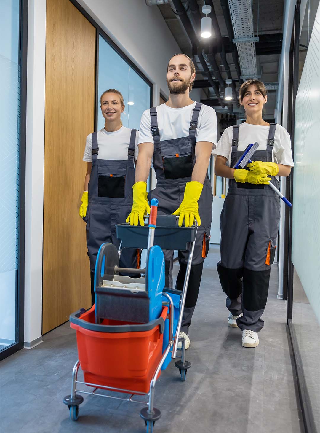 Cleaning Company AI receptionist setup process in four steps