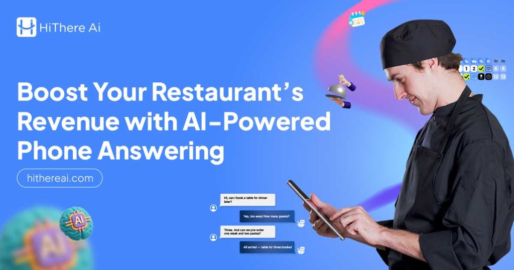 Busy Australian restaurant handling high call volumes during peak periods, showing how AI-powered phone answering improves efficiency and boosts ROI