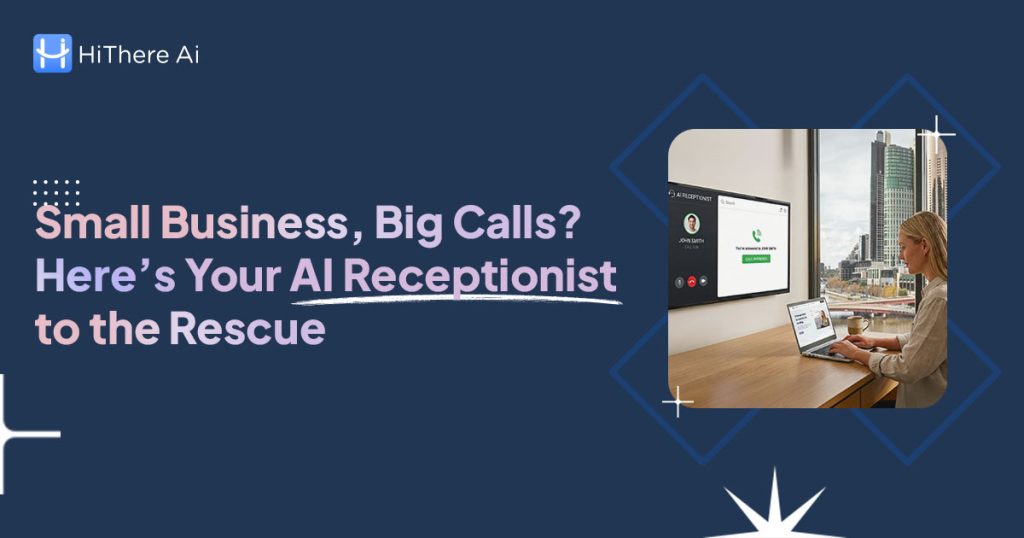 AI receptionist for small business in Australia answering customer calls 24/7 during peak periods and public holidays