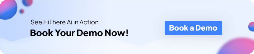 Invitation to book a demo with HiThere AI to explore AI driven automation for business operations and workflow management