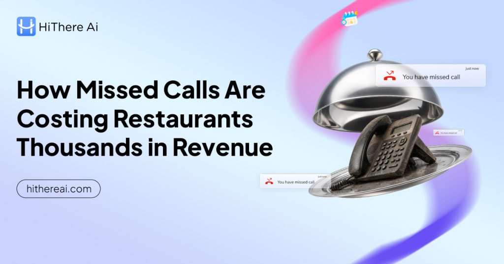 Restaurant phone ringing unanswered during peak service hours, representing missed calls leading to lost bookings and revenue in hospitality businesses